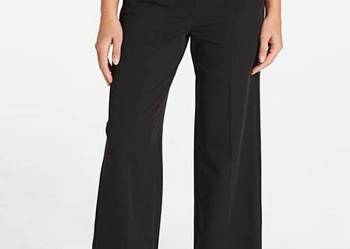 54 Eleganckie Spodnie damskie Tailored czarne pas 118-124 cm