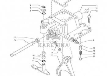 New Holland T6010 T6090 T6070 Widełki przesuwnika 82007504