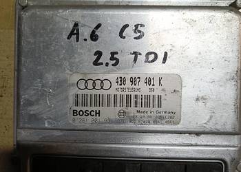 Sterownik Komputer Ecu Silnika AUDI A6 C5 2,5TDI 97-03r 4B0907401K