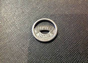 Stary Brelok Metalowy Żeton ŻYWIEC