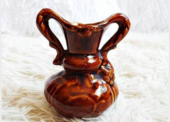 Stary wazonik / dzbanuszek ceramiczny Wazon z lat 70-tych PRL
