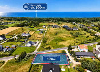 Działka budowlana 1150 m² | Mielenko | 700 m od morza