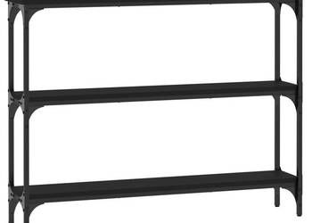 Stolik konsolowy czarny 100x225x75 cm WM-834025
