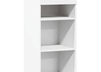 Szafka biała 40x425x93 cm materiał drewnopochodny WM-846313