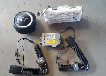 MINI COOPER S PODUSZKI POWIETRZNE AIR BAG NAPINACZ PASA