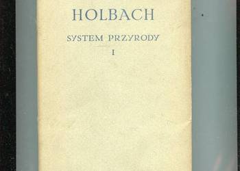 System przyrody T.1 - Holbach