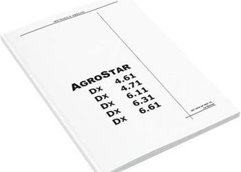 Ciągnik Deutz Fahr AgroStar DX 6.11 ; 6.31; 6.61 Instrukcja obsługi DX6.11