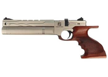 Pistolet wiatrówka PCP Reximex RPA Silver 4.5 mm z regulatorem