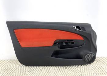 BOCZEK DRZWI LEWY PRZÓD OPEL CORSA D Hatchback 06-14 TAPICERKA
