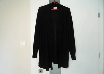 Reserved 40/L Czarny kardigan Sweter Narzutka