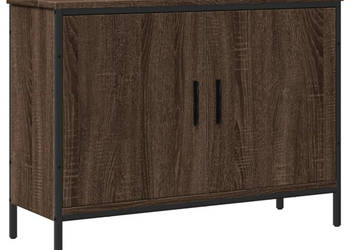Szafka pod umywalkę brązowy dąb 80x30x60 cm WM-842455
