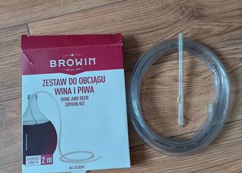 Wężyk do ścigania wina Browin 2m szklana rurka
