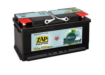 Akumulator ZAP Standard 100Ah 760A PRAWY PLUS