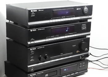 Wieża Segmentowa X4-Tech Zestaw Audio Korektor Wzmacniacz Tuner CD