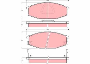 Klocki hamulcowe Nissan Urvan GDB 369