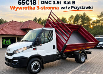 Iveco Daily 65C18 V H DMC 3.5t Kat B Wywrotka 3-stronna zał z Przystawki (…