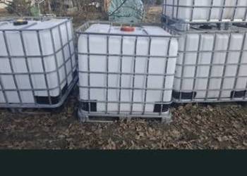 Mauzer mauzery 1000L CZYSTE PLASTIKOWE I metalowe czyste
