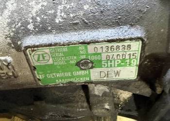 Skrzynia biegów tiptronic 5hp19 DEW QUATTRO Audi A6 c5