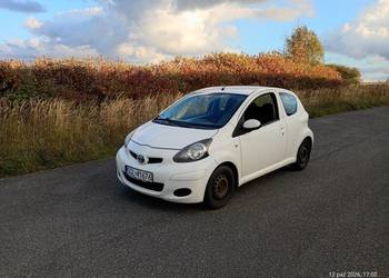 Toyota Aygo 1.0l 68KM 2010 (1. Rejestracja 2012) sprawna klima, zdrowa podł