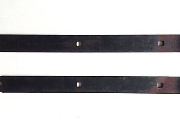 2 x ZAWIAS PASOWY 400/4 mm Ozdobny do bram furtek drzwi okiennic Mocny