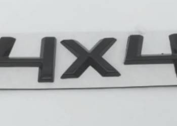 NOWY znaczek 4x4 emblemat logo klejane CZARNE