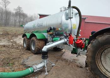 Wóz asenizacyjny ROSA 16/R2 16000 litrów tandem - beczkowóz, beczka