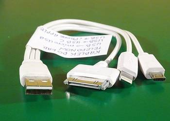 Kabelek USB - micro USB/ USB C/ USB iPhone