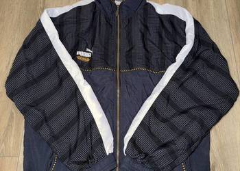 Puma King Vintage 90s Jacket Black Retro Streetwear M