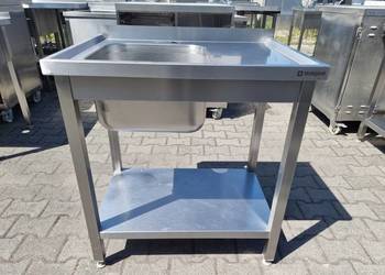Zlew 1 Kom Z Blatem i Półką - 80/60/85 cm - M.814 N