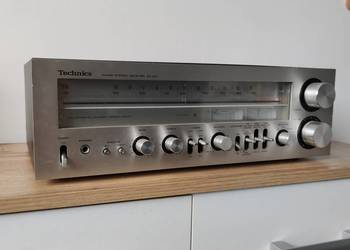 Technics SA-400 analogowy amplituner aluminiowy front vintage audio