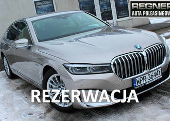 BMW 745 SalonPL FV23% 394KM Skóra Navi Kamera HUD SerwisASO Gwarancja G11 …
