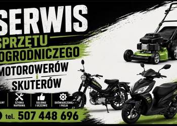Serwis sprzętu ogrodniczego, kosiarek, motorowerów, skuterów i quadów