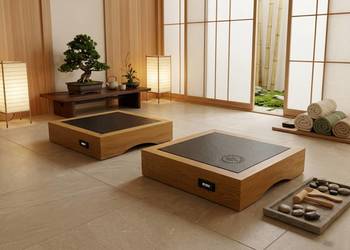 Przenośna japońska sauna Ganbanyoku