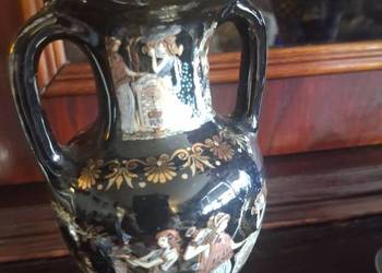 Wazon czrni-złoty 17 cm.