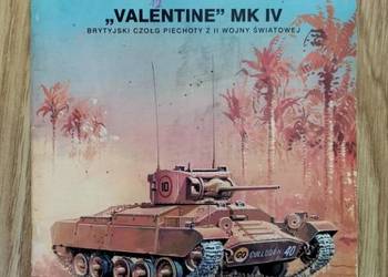 Model kartonowy czołg piechoty Valentine Mk IV 1:25 Modelik