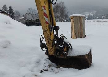 koparka kołowa liebherr A314 z głowicą Engcon