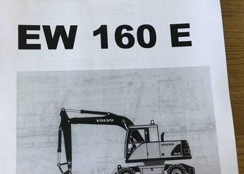 dtr instrukcja obsługi koparka volvo ew160e i inne