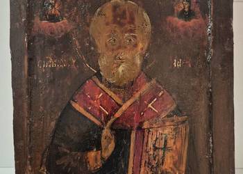 Ikona Święty Mikołaj z Miry, Cudotwórca, 0131