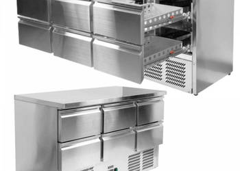 Stół Chłodniczy Z Sześcioma Szufladami 1365x700x880 Yato Yg-05281