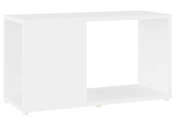 Szafka pod TV biała 60x24x32 cm materiał drewnopochodny WM-809053
