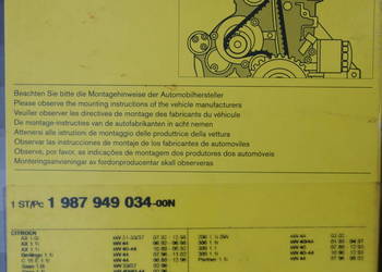 1 987 949 034 Pasek rozrządu AUSTIN MAESTRO, MONTEGO; CITROE