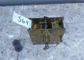 564 Mechanizm zegara ściennego GB Becker P42 pełna płyta uszkodzony