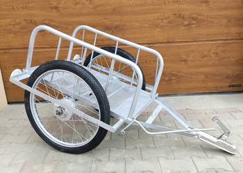 Przyczepka do kosiarki quada traktorka przyczepa wózek wozidlo Nowe OPONY