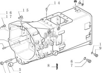 New Holland TM165 TM155 TM150 TM140 TM145 Korpus Skrzyni Obudowa 5188850