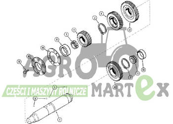 1285983C1, 87773390 KOŁO ZĘBATE 34T CNH