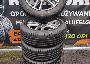 S404# KOŁA ALUFELGI Uzywane 5x112 Lato 215/55/17" Vw Audi Seat Skoda
