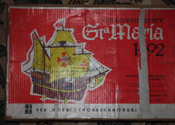 SANTA MARIA 1492 skala 1:50 model drewniany