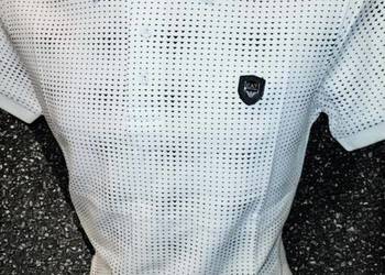 Koszulka polo Emporio Armani - elegancka, małe logo, rozmiar M nowość