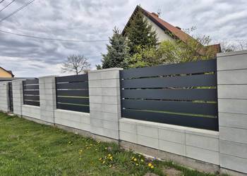 Bloczek ogrodzeniowy JONIEC Roma Horizon biały