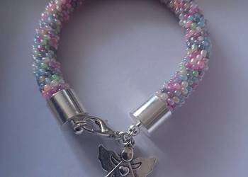 Bransoletka pastelowa handmade